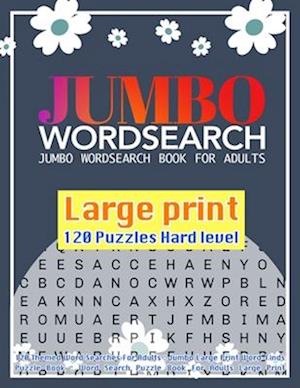Jumbo Wordsearch Book For Adults