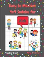 Easy to Medium 4x4 Sudoku for Kids