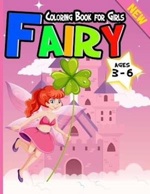 Fairy Coloring Book for Girls Ages 3-6