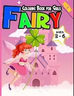 Fairy Coloring Book for Girls Ages 3-6