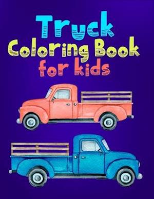 Truck Coloring Book For Kids