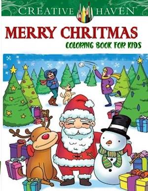 Creative Haven Merry Christmas Coloring Book for kids