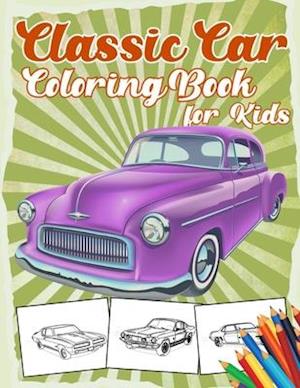 Classic Car Coloring Book for Kids