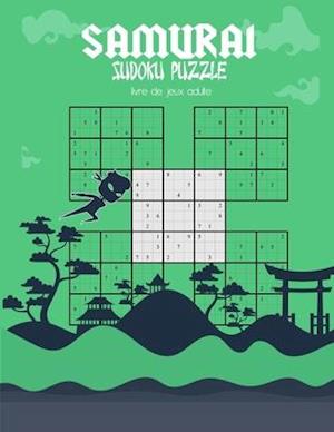 samurai sudoku puzzle livre de jeux adulte