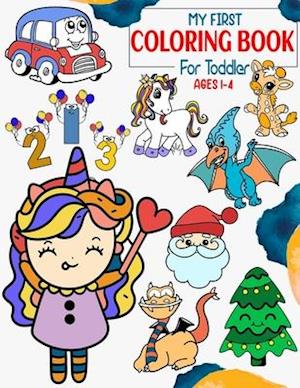 My First Coloring Book for Toddler Ages 1-4