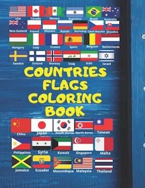 Countries Flags Coloring Book