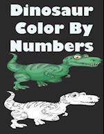 Dinosaur Color By Numbers