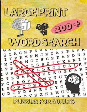 200+ Large Print Word Search Puzzles for Adults