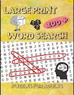 200+ Large Print Word Search Puzzles for Adults
