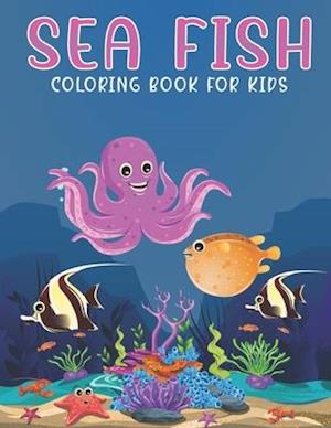 Sea Fish Coloring Book For Kids