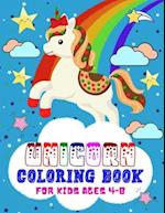 Unicorn Coloring Book for Kids Ages 4-8