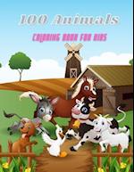 100 Animals - COLORING BOOK FOR KIDS