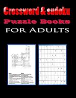 Crossword & sudoku Puzzle Books for Adults