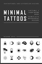 Minimal Flash Tattoo Design Art Book: Complete Meaningful Small Tattoo Designs Art Book 