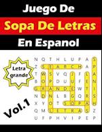 Juego De Sopa De Letras En Espanol Letra Grande