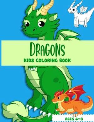 dragons kids coloring book