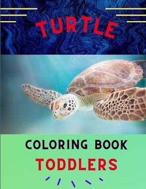 Turtle coloring book for toddlers