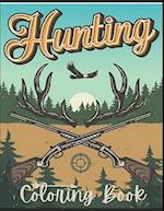 Hunting coloring book