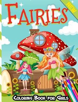 Fairies Coloring Book for Girls