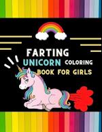 farting unicorn coloring book for girls