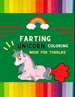 Farting unicorn coloring book for toddlers