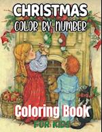 Christmas Color By Number Coloring Book For Kids