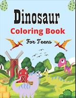 Dinosaur Coloring Book For Teens