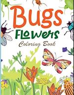 Bugs Flowers Coloring Book