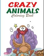 Crazy Animals Coloring Book