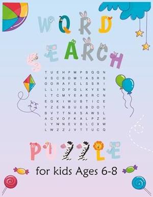 Word Search Puzzle for kids ages 6-8