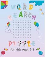 Word Search Puzzle for kids ages 6-8