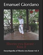 Shorin-ryu Karate - Kata 2