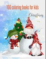 Christmas 100 coloring page For kids Ages 3-7