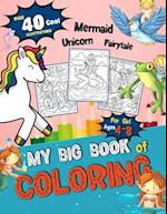 My Big Book of Coloring For Girl Ages 4-8