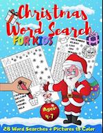 Christmas Word Search for Kids Ages 4-7
