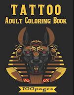 Tattoo Adult Coloring Book