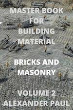 Master Book for Building Material Bricks and Masonry Volume 2