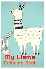 my llama coloring book