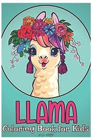 llamas coloring book for kids