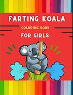Farting koala coloring book for girls