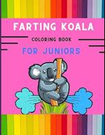 Farting koala coloring book for juniors