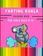 Farting koala coloring book for girls ages 8-12