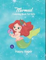 Mermaid Coloring Book For Girls Happy Heaper