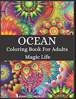 Ocean Coloring Book For Adults Magic Life