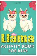 llama activity book for kids