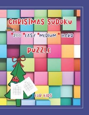 Christmas Sudoku Puzzle for Kids 200 Easy Medium Hard