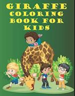 Giraffe coloring book for kids
