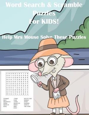 Word Search & Scramble Puzzles For Kids!