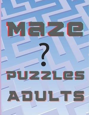 Maze puzzles adults