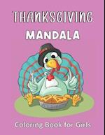 Thanksgiving Mandala Coloring Book For Girls